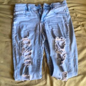 Pac sun distressed jeggings